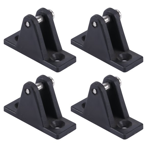 ROMANSENTIAL 4Pcs Yacht Hardware Deck Hinges Stainless Steel Boat Mounting for Boating Equipment