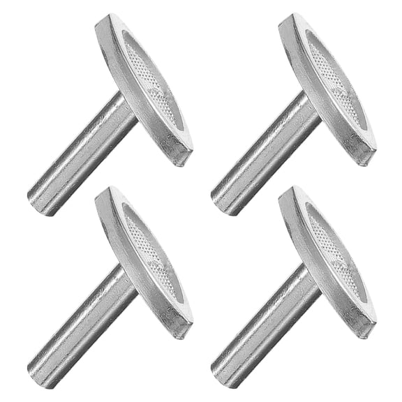 WHAMVOX 4 Pcs Musical Car Key Winding Keys For Windup Jewelry Silver