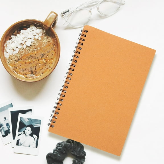 WHAMVOX 4 Pcs Notebook Mini Notepads Office College Ruled Notebooks Work