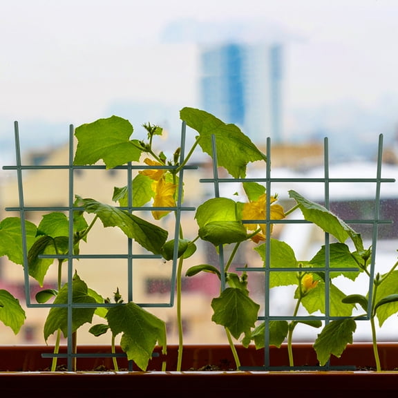 WHAMVOX 4 Pcs Plant Support Frame Pot Wisteria Planter Plants Green