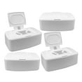 thumbnail image 1 of WHAMVOX  4 Pcs Portable Wipe Dispenser Fresh Wet Wipes Storage Box Travel, 1 of 8