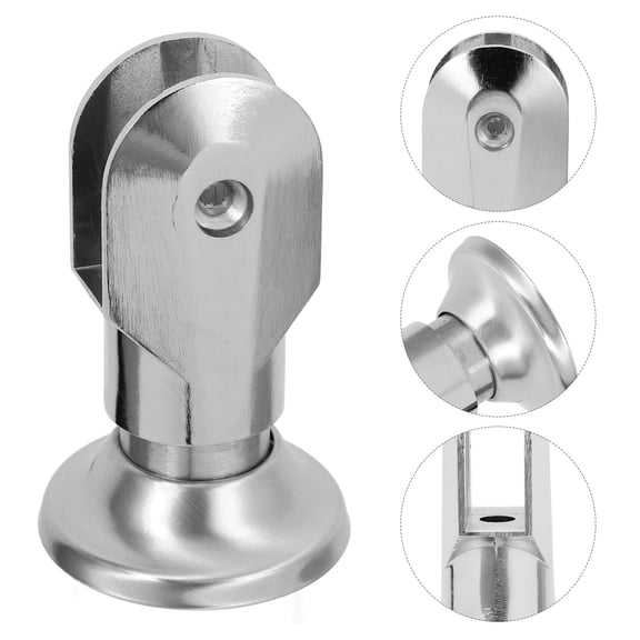 WHAMVOX 4 Pcs Room Divider Stainless Steel Partition Bracket