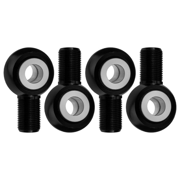 WHAMVOX 4 Pcs Shock Absorbing Adapter Motorcycle Absorber Replacement Front Black