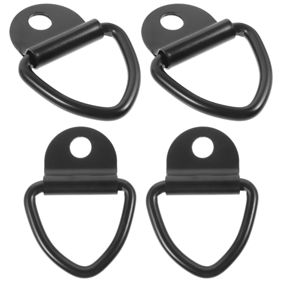WHAMVOX 4 Pcs Truck Rack Towing Trailer Tie down Accessories Black