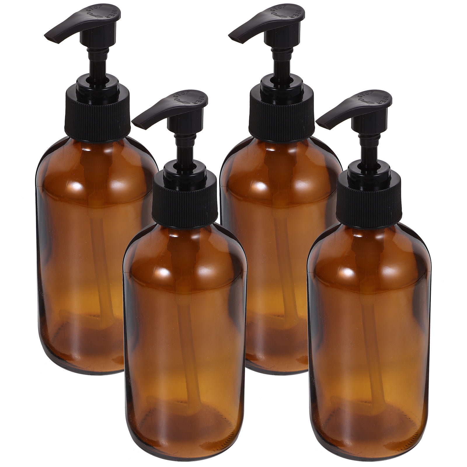 WHAMVOX 4 Pcs Wash Shampoo Bottle Lotion Containers Empty Bottles ...