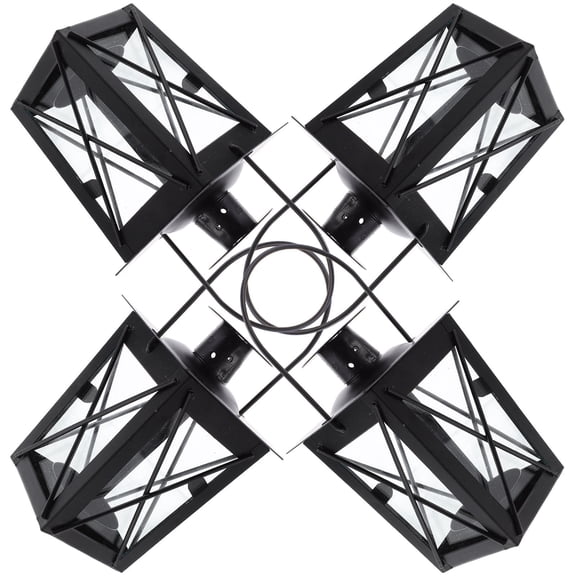 WHAMVOX  4 Pcs Wedding Candle Holders Weddings Iron Company Event Decoration