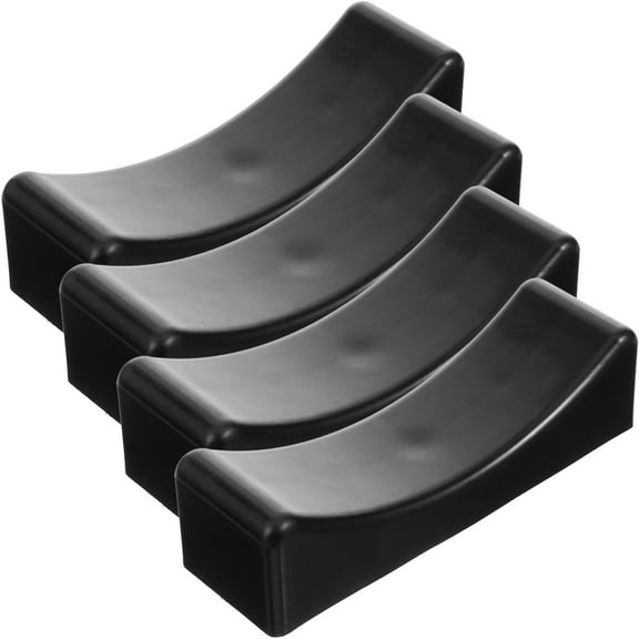 WHAMVOX 4 Pcs Weights Stand Fitness 15.90X5.00X4.00CM Black