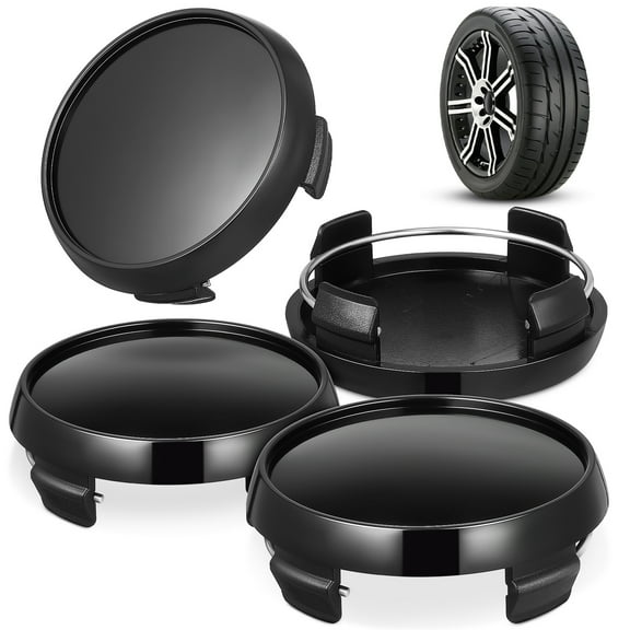WHAMVOX 4 Pcs Wheel Caps For Rims Center Wheel Caps Car Wheel Hub Caps Auto Rim Wheel Center Hub Caps Car Supplies