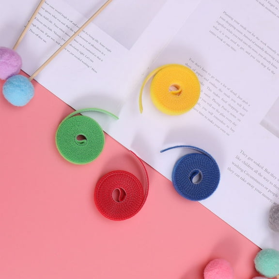 WHAMVOX 4 Pcs Wire Nylon Cable Ties Identification of Cords M