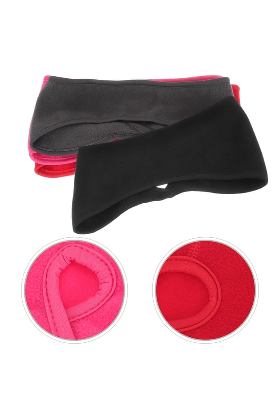 4 Pcs Women Windproof and Warm Hair Belt Elegant Headband Fitness 23.5x12cm