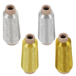 WHAMVOX 4 Rolls Colored Sewing Threads for Embroidery, Quilting, and Crafts - Machine Threads for Sewing Projects