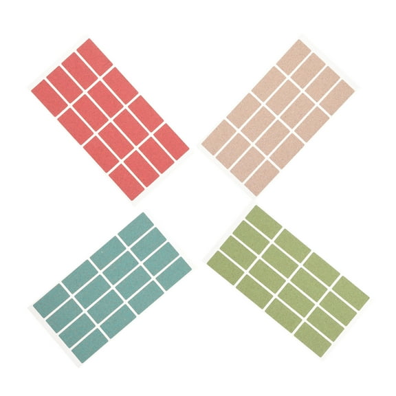 LITINKIMI Freezable Name Tags Green for Classroom Library 4 Sheets 5.2x2.7in