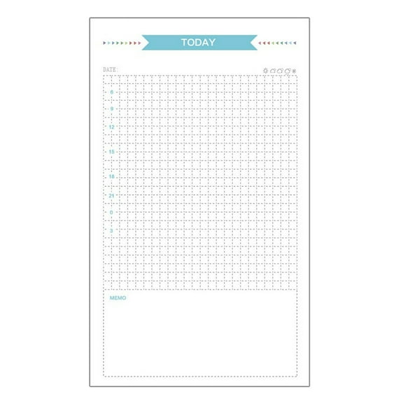 WHAMVOX 40 Sheets Paper Refills Lined Papers Grid Book Notebook Notebooks