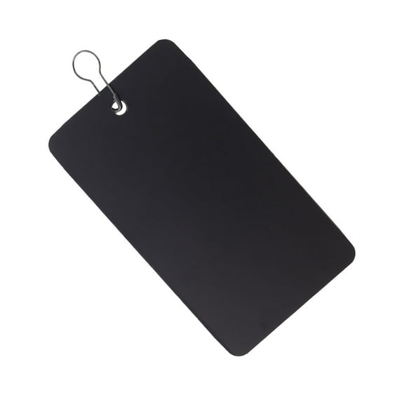 WHAMVOX  400 Pcs Plastic Tag Set Small Pins Message Tags Labels Black