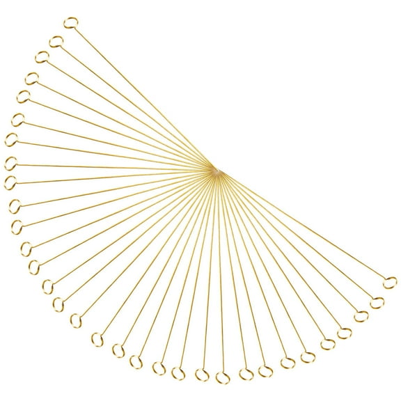 WHAMVOX 40pcs Floral Place Card Holder Flower Picks Photo Memo Clips present Card Holder Table Number Holders Place Card Holder for Flower Arrangements Wedding Golden 1.5x 30cm