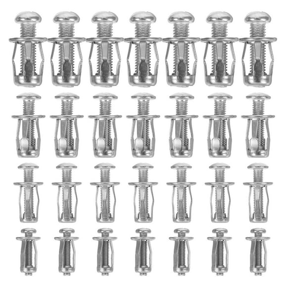 WHAMVOX 40pcs Useful Petal Expansion Screws For Concrete And Gypsum Board No Pre-Drilling Expansion Screws For Home And Commercial Use