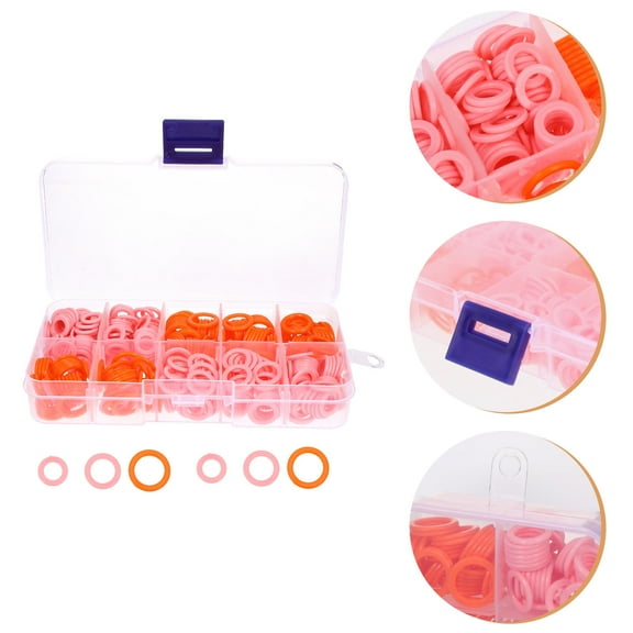 WHAMVOX 450 Pcs Knitting Crochet Accessories Crochets and Stitch Holder Place Markers