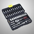 thumbnail image 1 of WHAMVOX 46 PC Sockets Case Ratchet Wrench Socket Combination Repair Set, 1 of 8