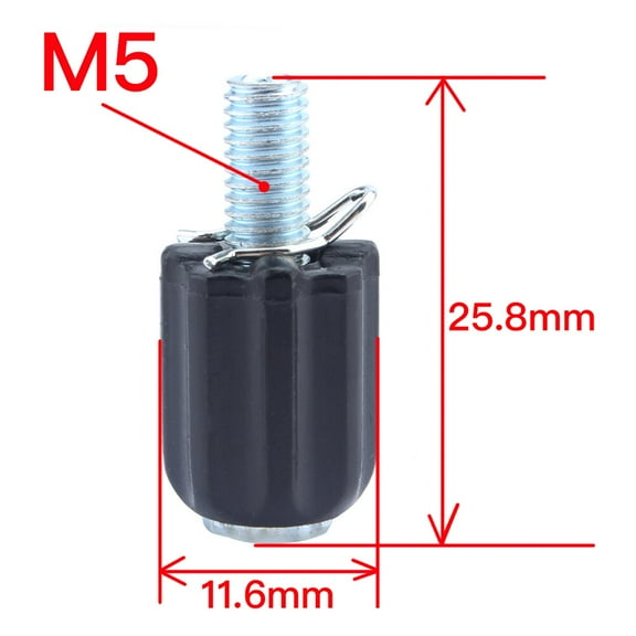 WHAMVOX 4PCS M5 Variable Fine Adjustment Screw Braking Adjustment Screw Back Adjustment Screw