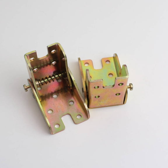 WHAMVOX 4PCS Table Legs Folding Hinge 90 Degree Folding Brake Tea Table Leg Square Buckle Chair Legs Folding Hinge for Furniture Use