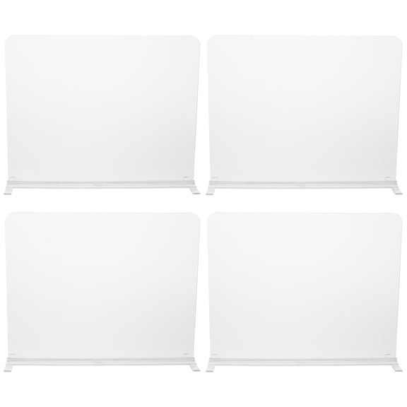 WHAMVOX 4Pcs Acrylic Closet Shelf Dividers for Organization