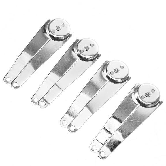 WHAMVOX 4Pcs Chest Hinges Lid Support Hinges Stay Hinges Lid Support Hinges for Jewelry Cases Wooden Boxes
