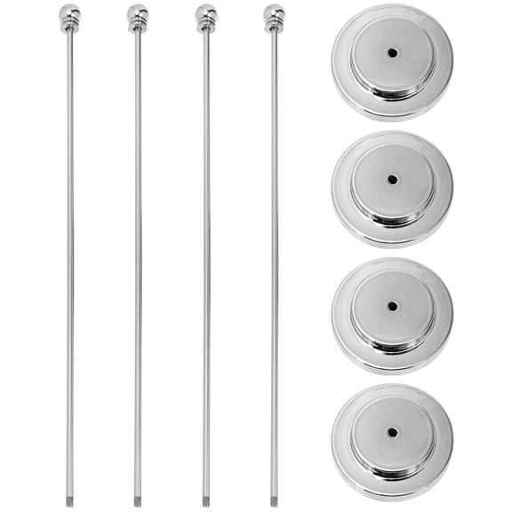 WHAMVOX 4Pcs Desktop Flagpole Metal Flagpole Desktop Flagpole Sturdy Flagpole Table Flag Pole Stand
