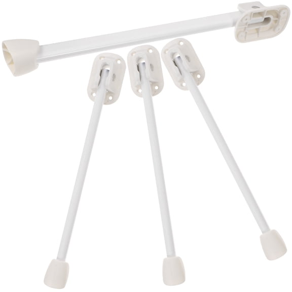 WHAMVOX 4Pcs Foldable Support Legs for Desk and Office Table in White