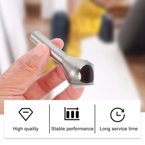 WHAMVOX 4Pcs Hole Deburring Tool Set with Plated Silver High Speed Steel Bits for Metal and Wood Surfaces
