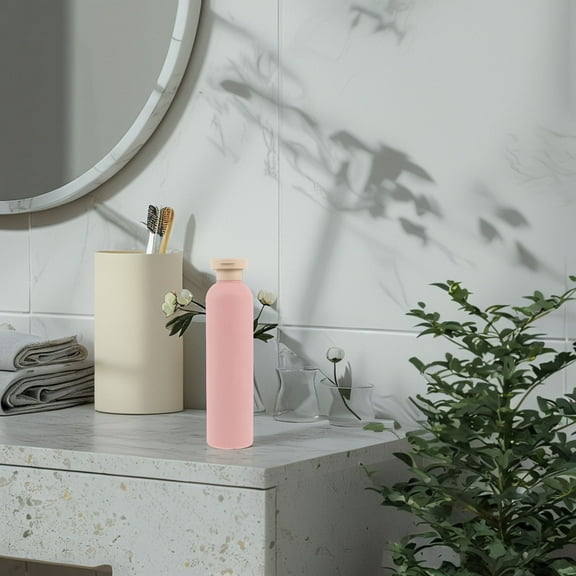 WHAMVOX 4Pcs Liquid Travel Containers Reusable Shampoo And Conditioner Leakproof Easy Filling 7.58X1.97X1.97in