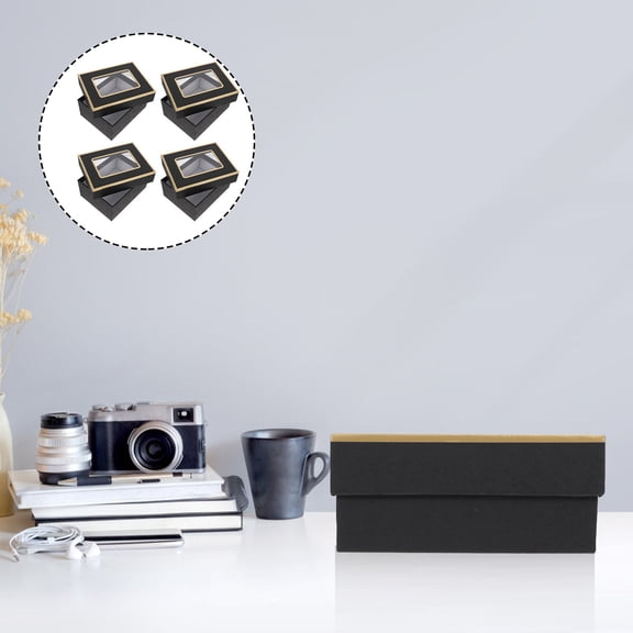WHAMVOX 4Pcs Practical Gift Box Birthday Present Packing Box Elegant Gift Case