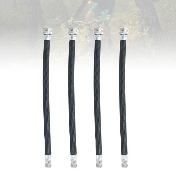 WHAMVOX 4-Pack Inflator Pump Extension Tubes Compatible with Air and Tire Pumps