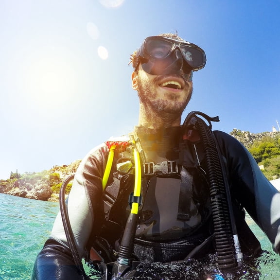 WHAMVOX 4Pcs Tube Strap Clips for Secure Retention During Snorkeling