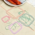 thumbnail image 1 of KHBUAB Embroidery Hoop Multi Color Needlework Tools Craft Projects 4 Pieces Various Sizes, 1 of 8
