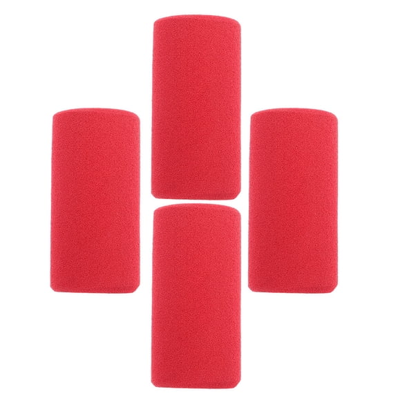 WHAMVOX 4pcs Bicycle Inflator Protective Sponge Cover Compact Sturdy Inflator Pump Sleeve Outdoor Cycling Supplies for Mountain Road Bikes