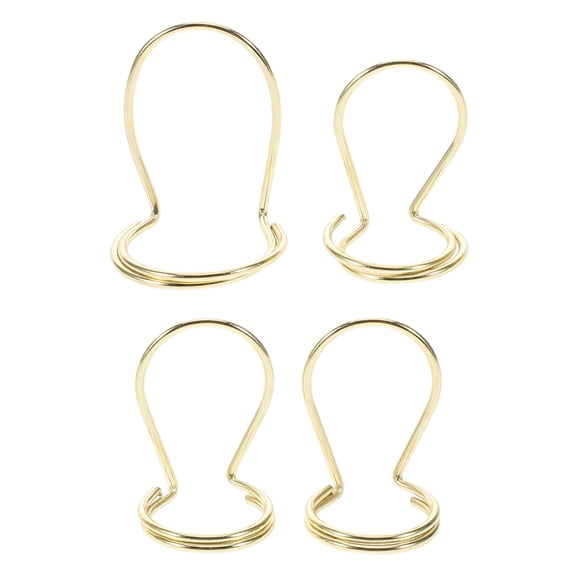 WHAMVOX 4pcs Butterfly Guitar Thumb Picks Finger Style Plectrums Guitar Finger Picks Metal Guitar Picks Musical Instrument Accessories Golden