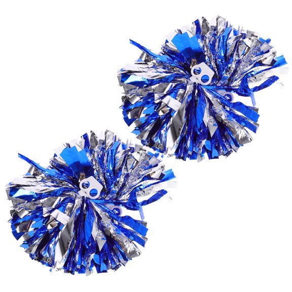 WHAMVOX 4pcs Dance Pompoms Finger Ring Cheering Pompoms Gymnastics Cheer Pompom
