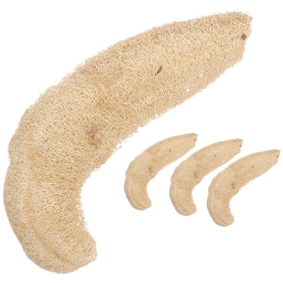 WHAMVOX 4pcs Loofah Sponge Loofah Dish Sponge Multi-functional Dish Sponge for Scrubbing