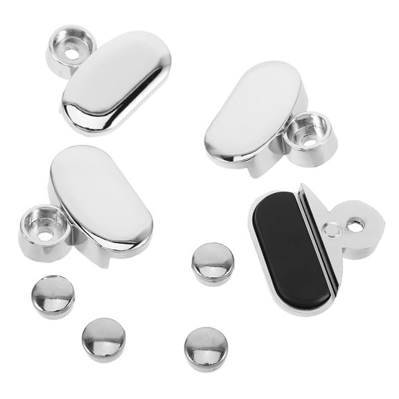WHAMVOX 4pcs Mounting Clips for Glass Heavy-Duty Mirror Fixing Clips Easy Installation Glass Support Clamps Multi-Function Retainer Holders