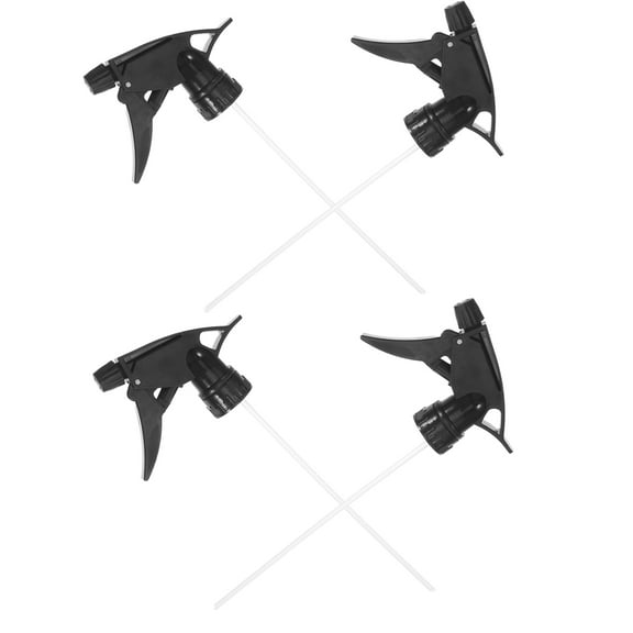 WHAMVOX Plastic Sprinkler Head for Watering Can Durable and Even Water Distribution for Home Gardening Black 4 pcs