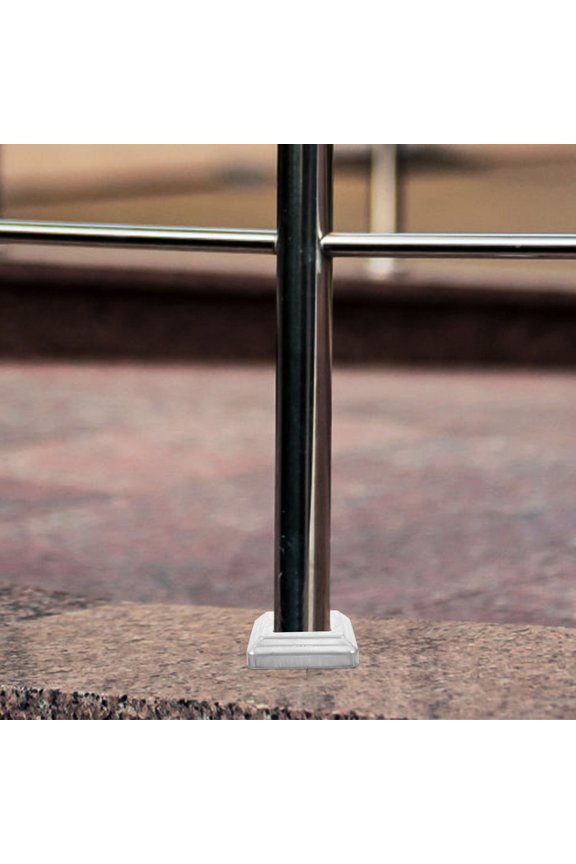 4pcs Post Skirt Column Wraps Porch Deck Post Base Sleeve Post Bottom Metal Skirt Post Base Cover Post Skirt Post Fence Skirt