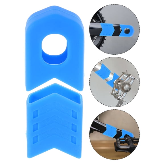 KHBUAB 4Pcs Silicone Crank Cover Crank Protector For Water Resistant Cyclists Outdoor Cycling