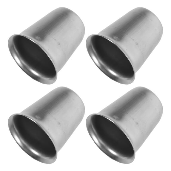WHAMVOX 4pcs Stainless Steel Communion Wine Glass Holy Water Cup Whiskey Glasses Havdalah Goblet Wine Goblet Chalice Metal Offering Cup