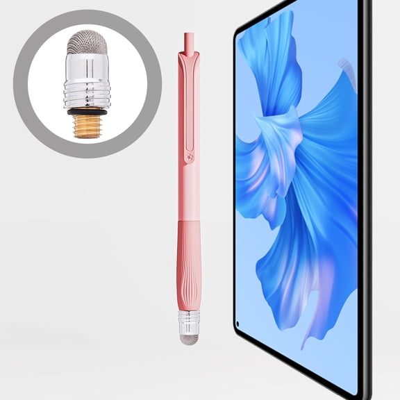 WHAMVOX 4pcs Conductive Mesh Fiber Stylus Pen Tips Replacement Replaceable Tips for Capacitive Stylus Pens