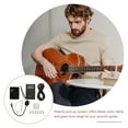 thumbnail image 1 of WHAMVOX 5 Band Acoustic Guitar Preamp EQ Equalizer Guitar Preamplifier Piezo Pickup with LCD Tuner and Microphone Volume Blend Presence Treble Middle Bass Control, 1 of 8