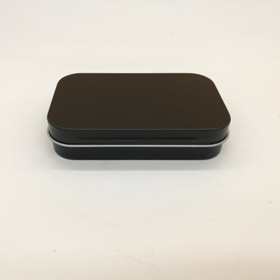 DECORNIJIA Tinplate Storage Box Mini Tinplate Storage Boxes Iron 5PCS Black