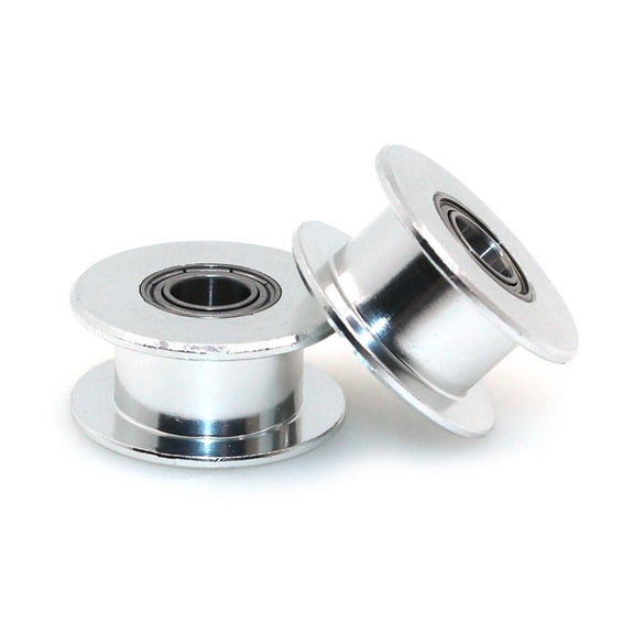 ROMANSENTIAL mechanical timing pulleys Timing Belt Pulley Aluminum Alloy 5Pcs