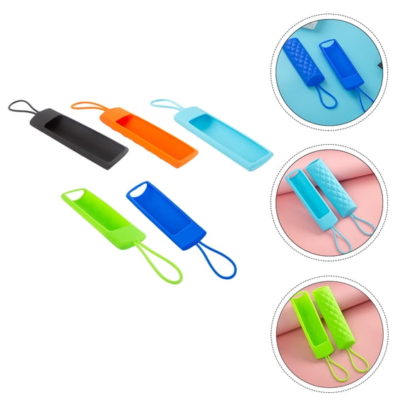 WHAMVOX  5 PCS Silicone Protective Case TV Controller Cover Protection Transparent