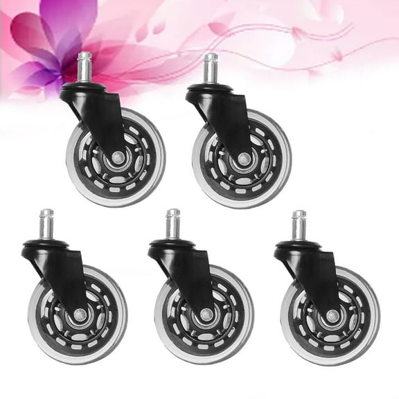 WHAMVOX 5 PCS Universal Wheel Casters for Carpet Chair Wheels Furniture
