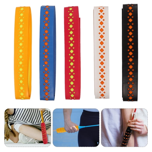 WHAMVOX 5-Pack Badminton Racket Overgrip Grips Replacement Accessories for Enhanced Comfort and Control
